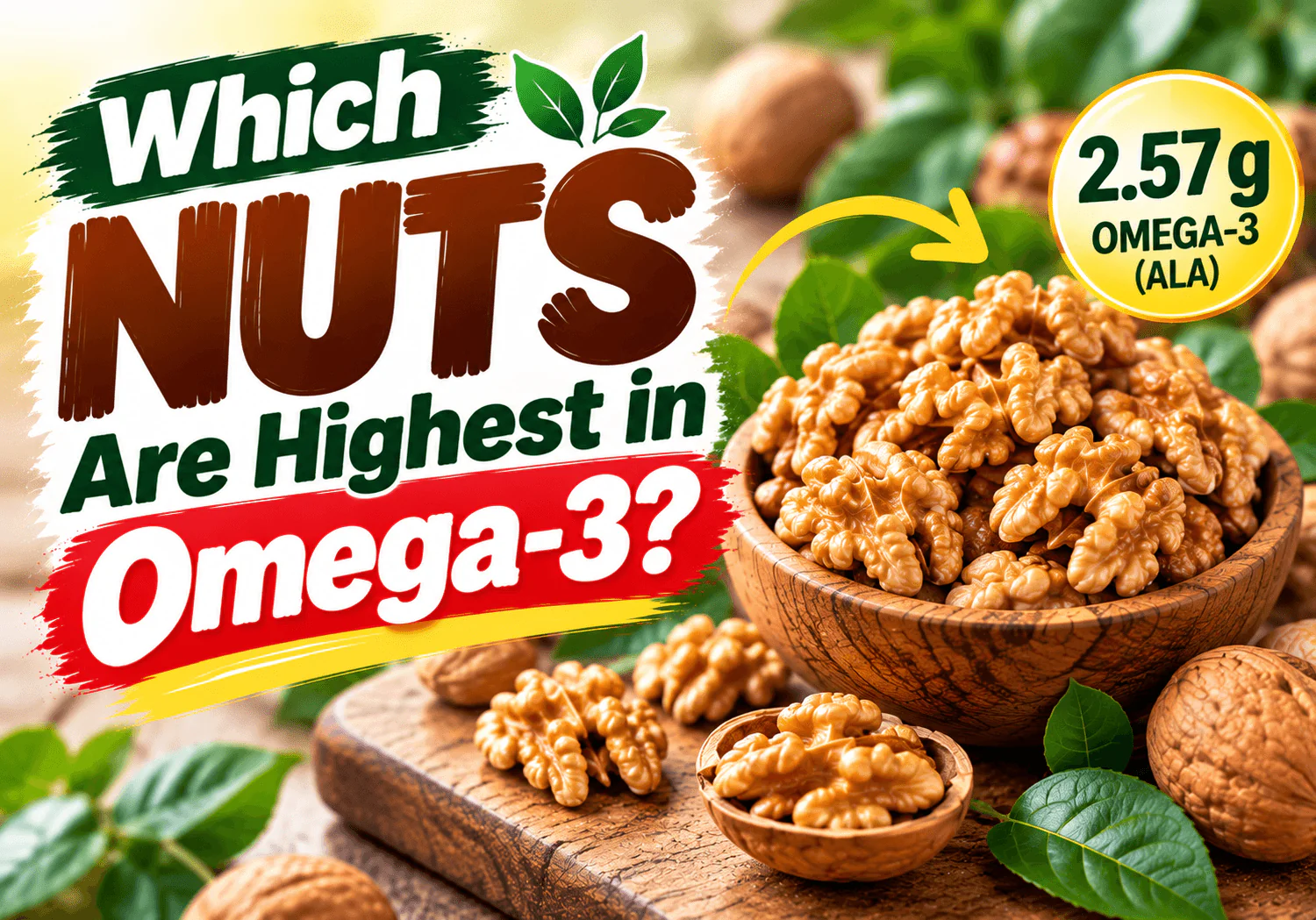 Which Nuts Are Highest in Omega-3? Every Nut Ranked (ALA)