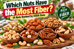 Which Nuts Have the Most Fiber? 10 Nuts Ranked by USDA Data