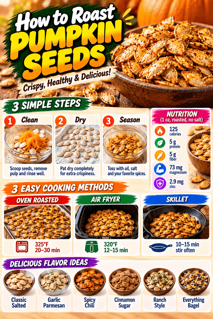 how to roast pumpkin seeds
