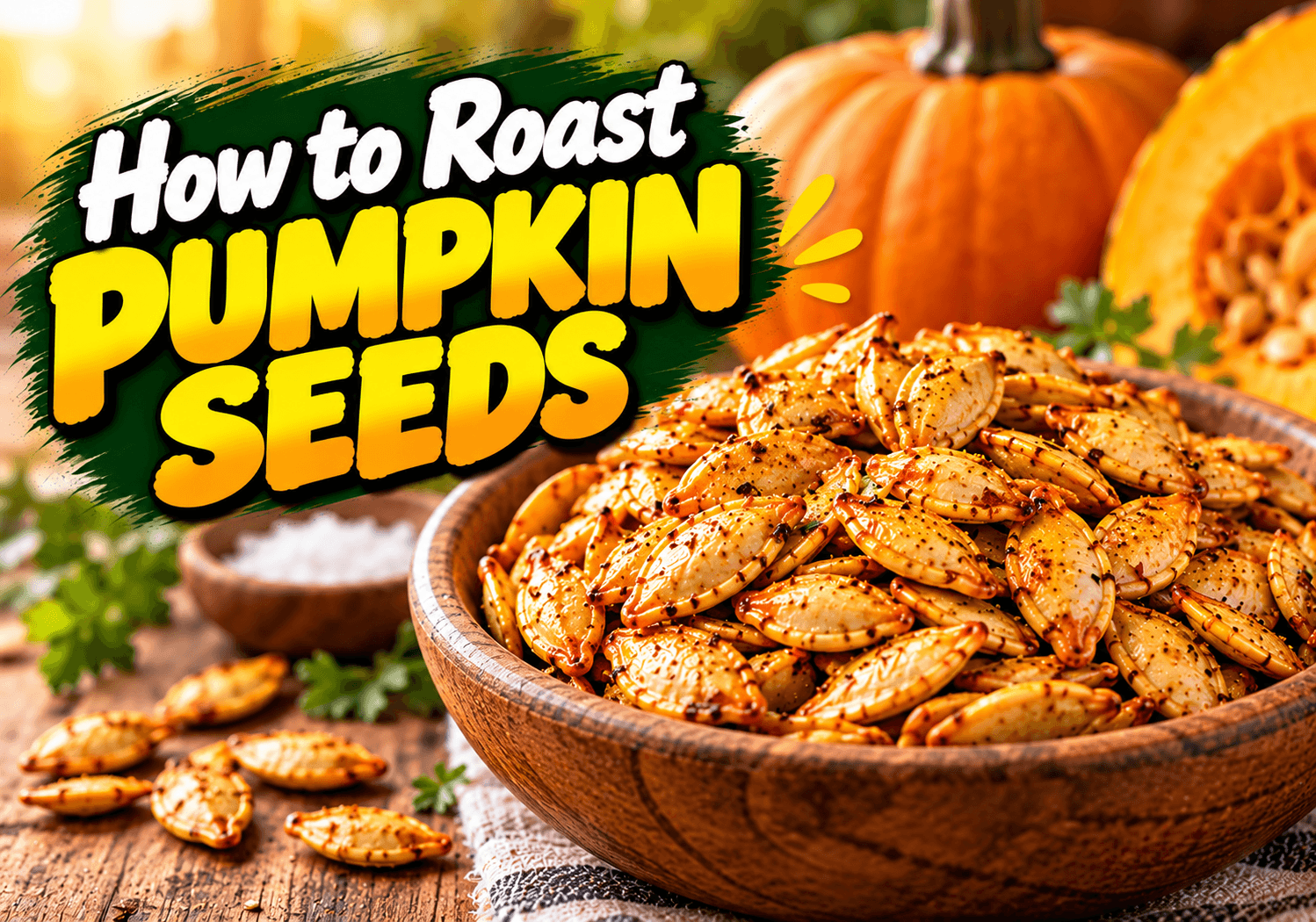 how to roast pumpkin seeds