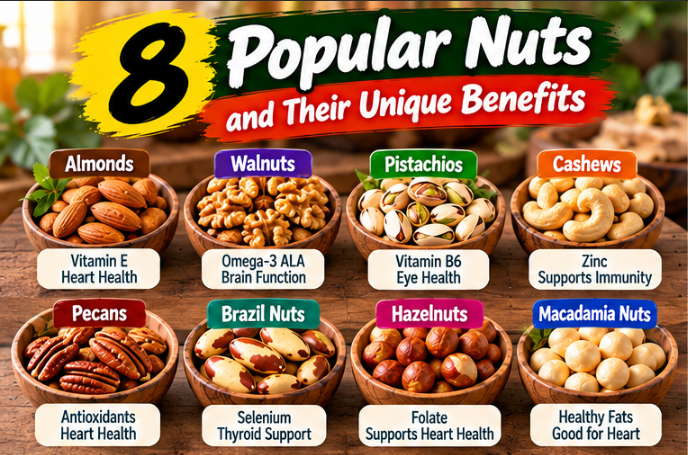8 popular nuts